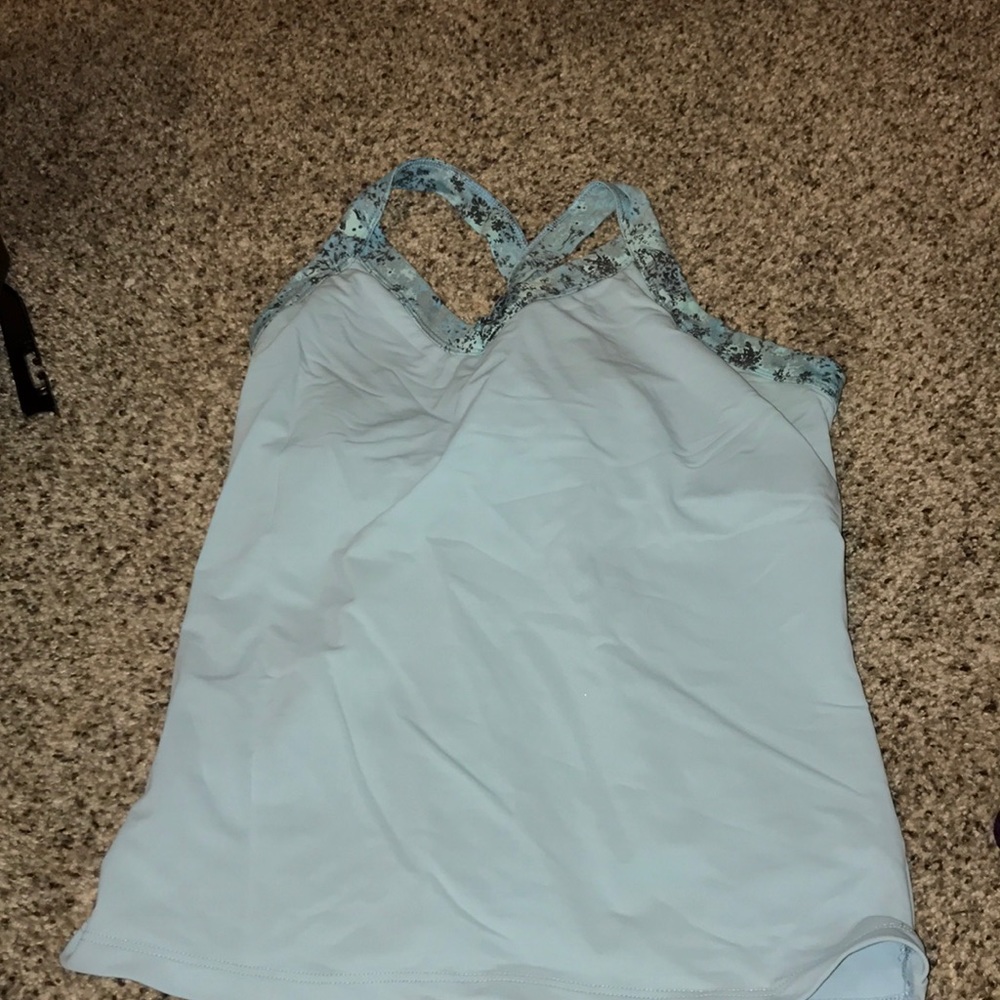 Turquoise workout tank